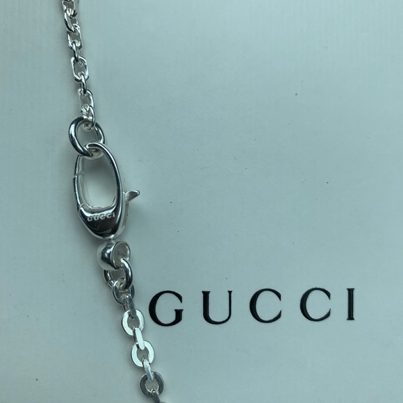 💯 authentic GUCCI 925 silver bamboo necklace - Picture 3 of 5